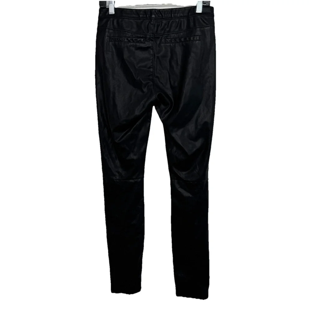 Blank NYC Black Faux Leather Pull‎ on Legging Size 29
